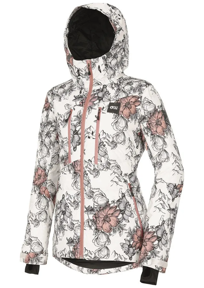 Picture Pluma Women's Jacket Peonies White