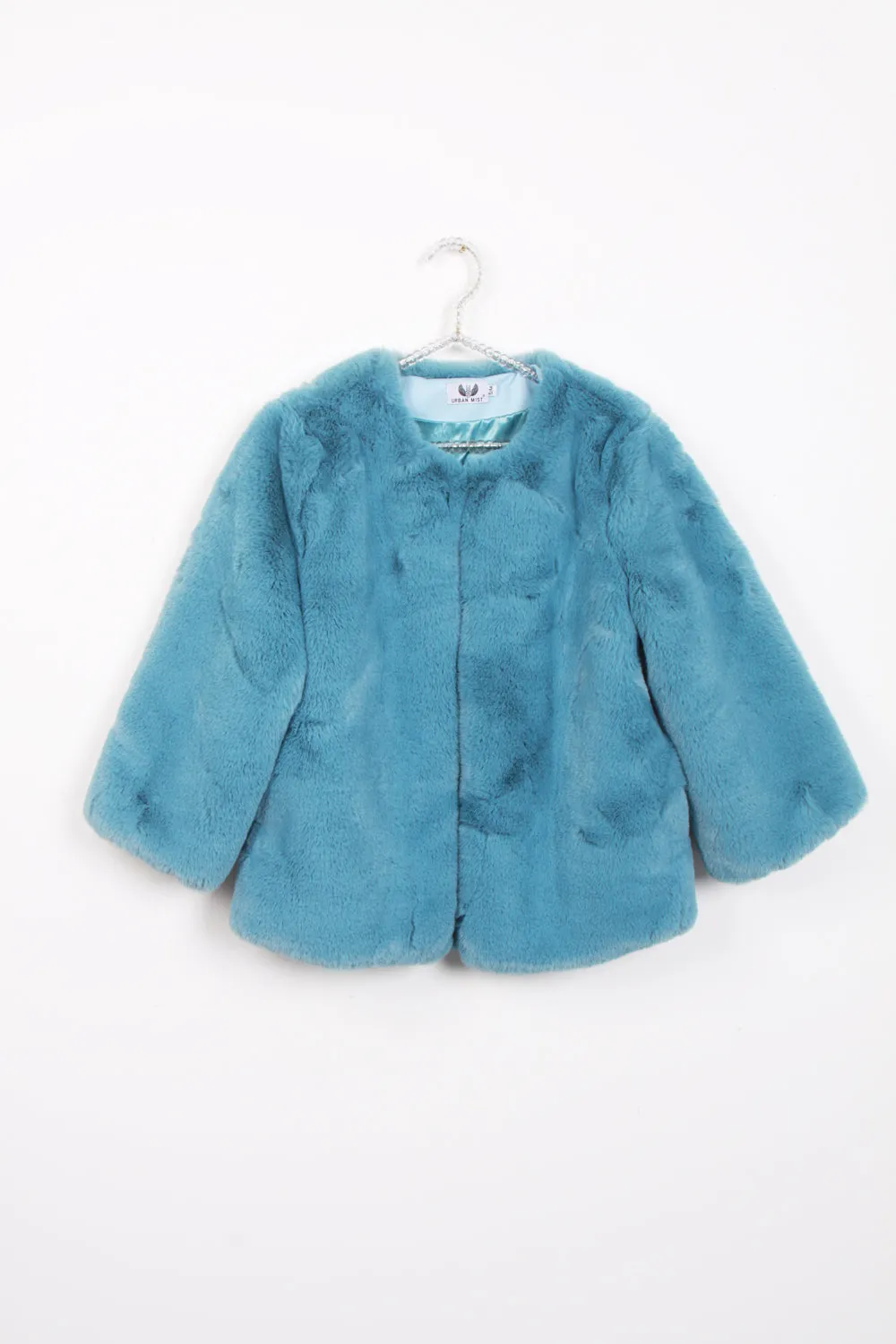 Plain Ultra Soft Faux Fur Jacket Coat