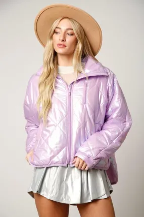 Purple Iridescent Jacket