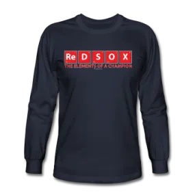 "Red Sox, The Elements Of A Champion" - Men's Long Sleeve T-Shirt