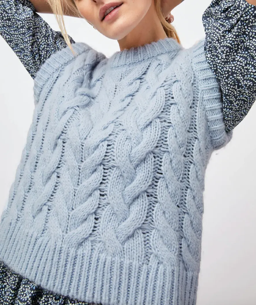 Rails Alexis Knit Jumper In Sky Blue