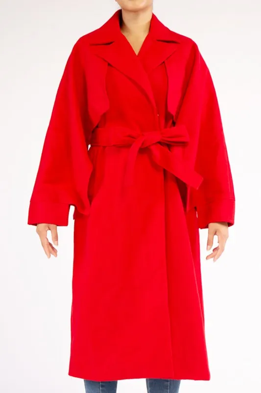 Red Trench Jacket