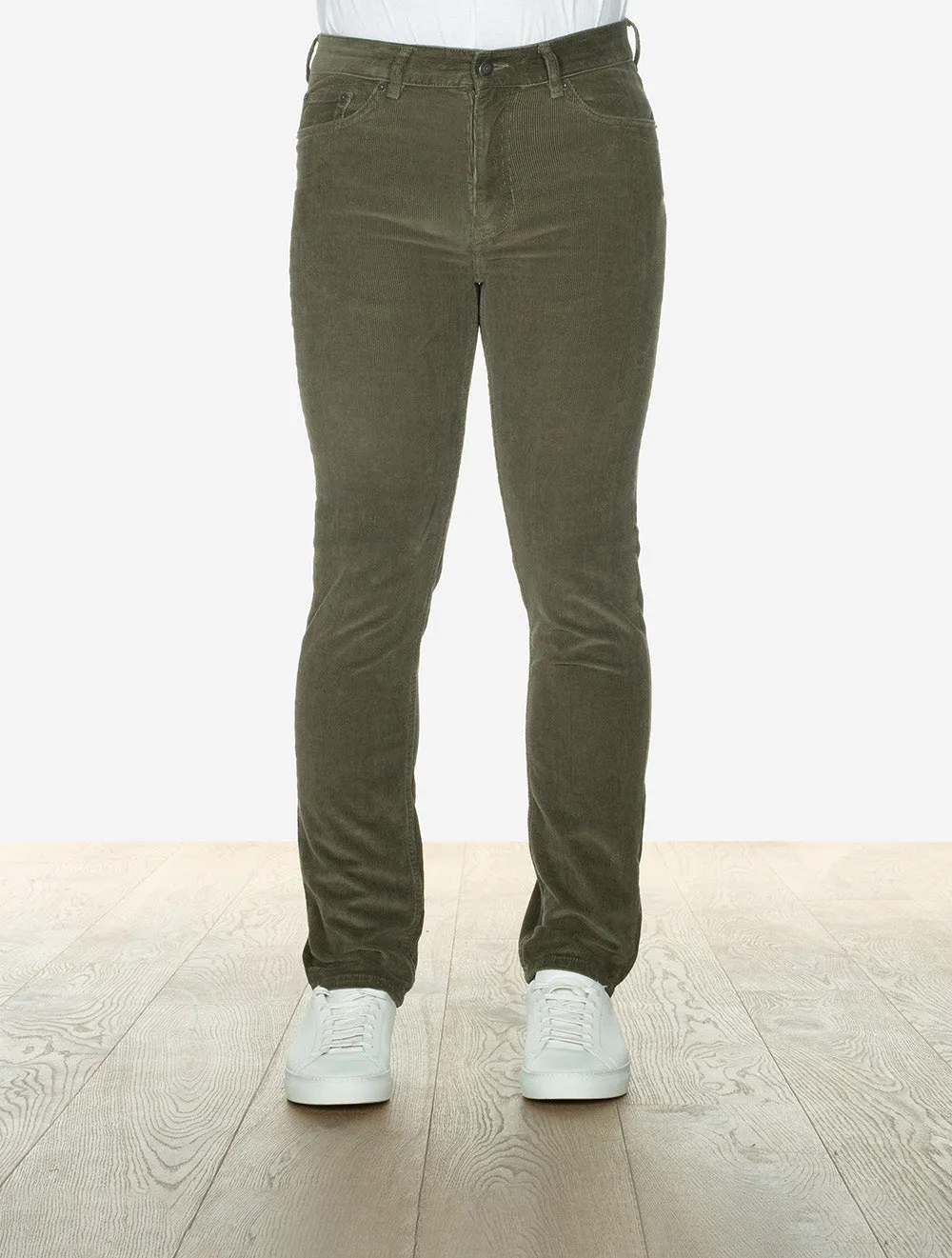 Regular Cord Jeans Juniper Green