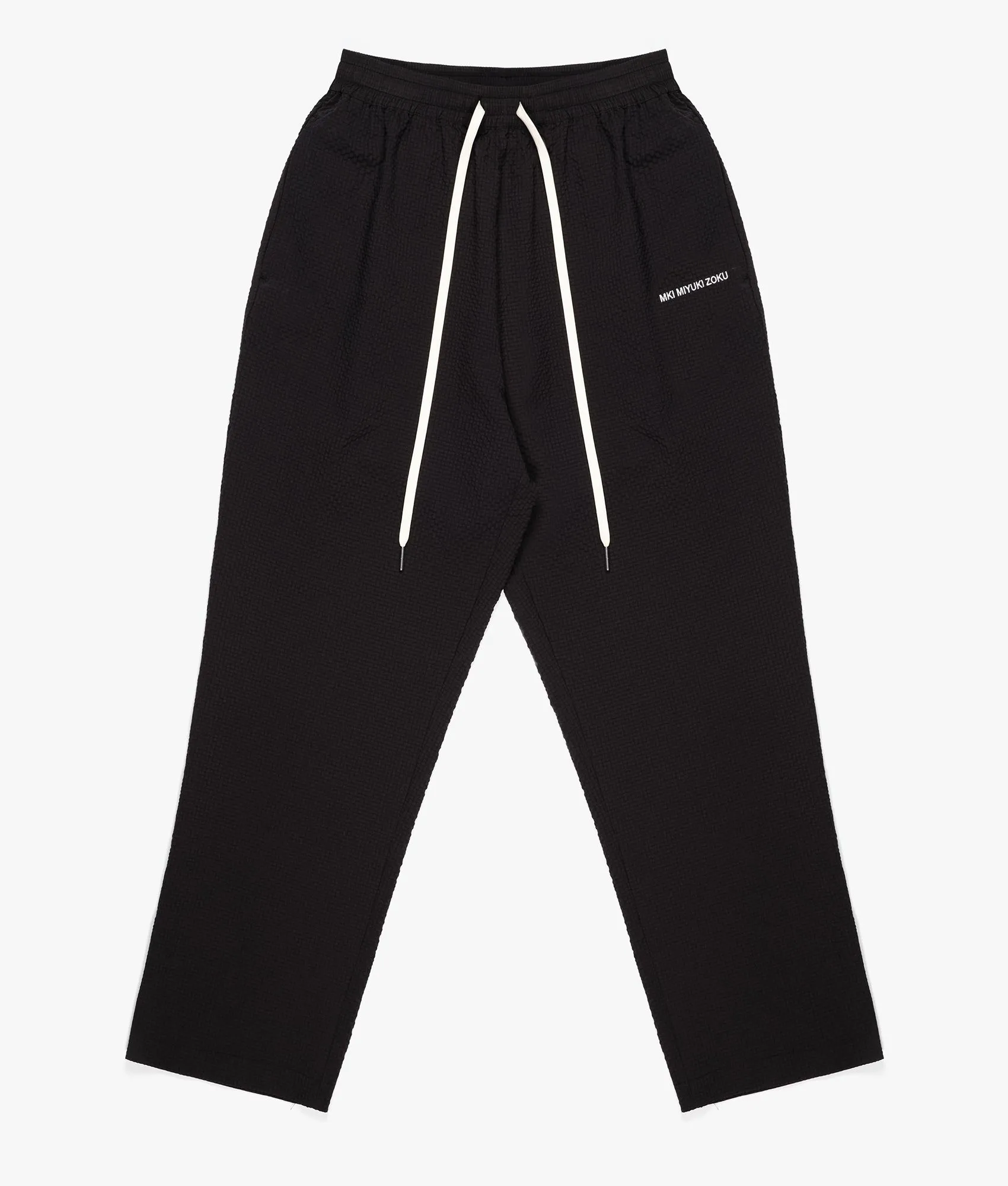 Relaxed Fit Seersucker Trousers