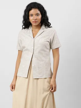 Resort Collar Easy Casual Shirt