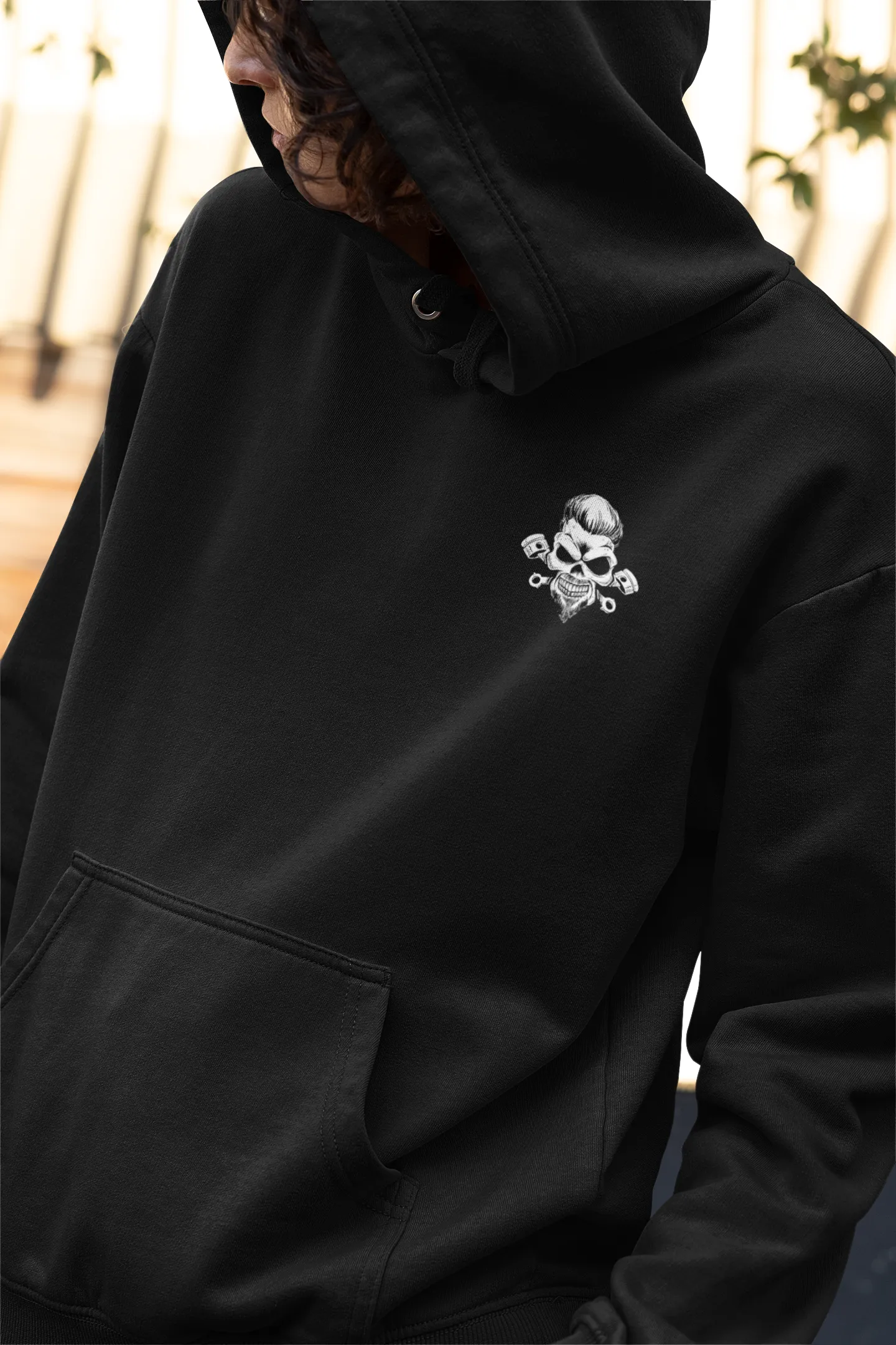 RRR Skull Pullover Hoodie