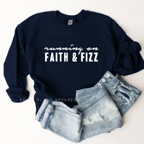 Running on Faith & Fizz Sweatshirt