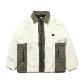 RYC FLEECE JACKET CREAM / KHAKI