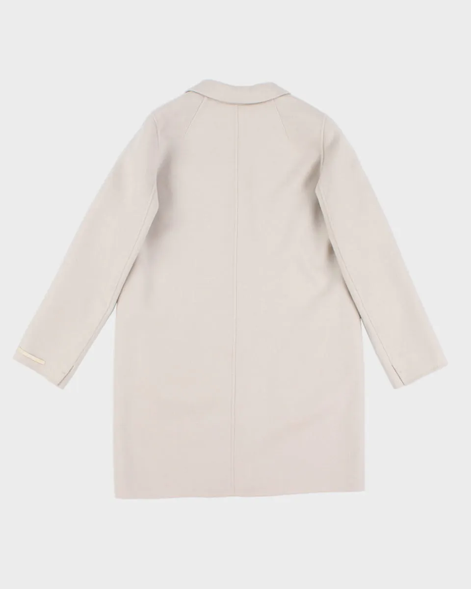 'S MaxMara Wool/Angora Light Coat - M