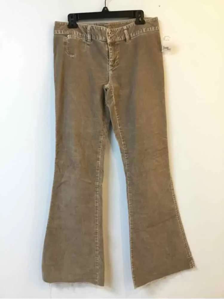 Silver Women Size 32 Tan corduroy Flare Pants