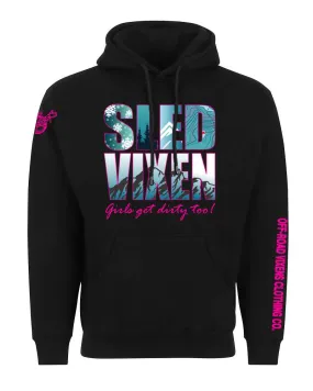 Sled Girl Heavy Weight Unisex Pullover Hoodie