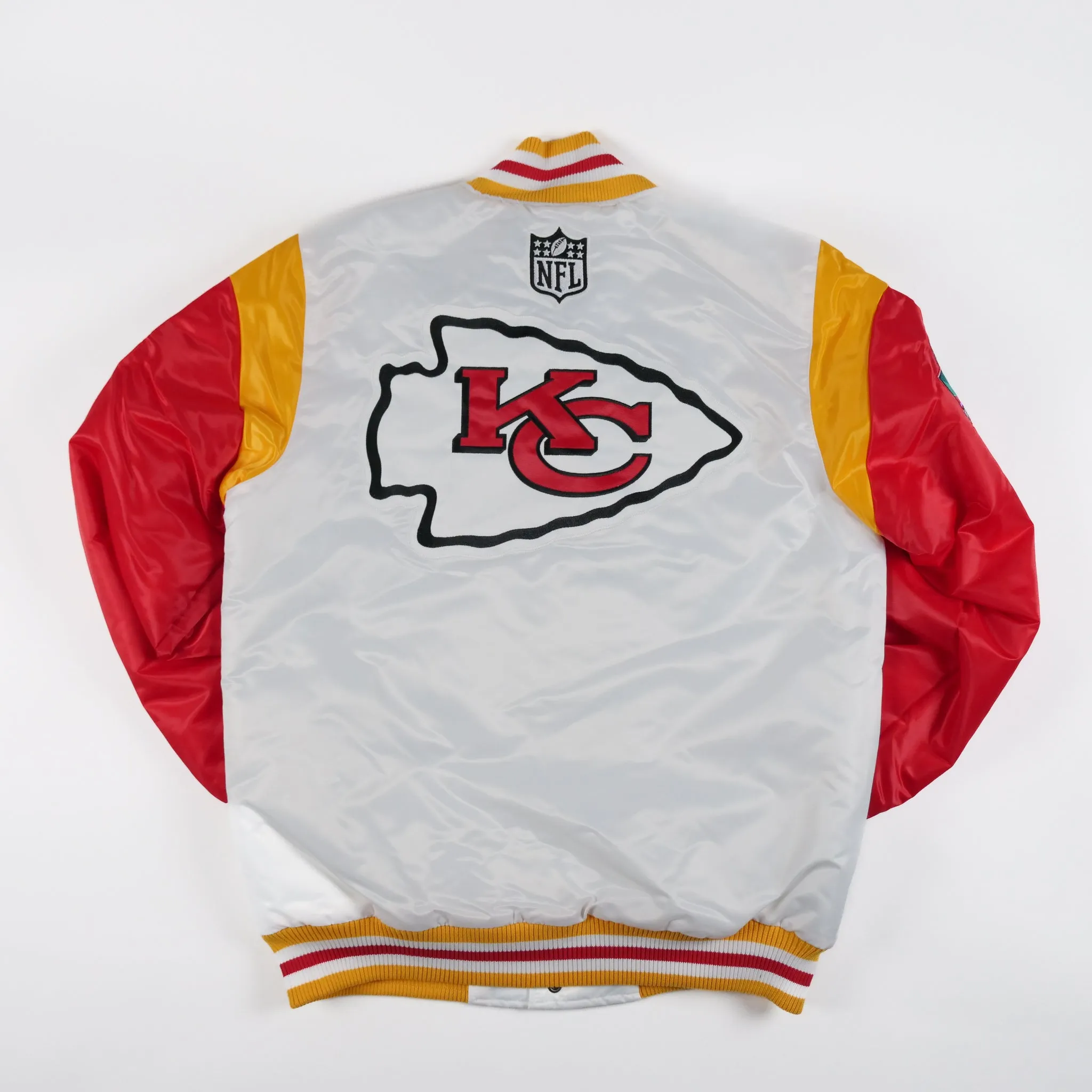 Starter Satin Custom Exclusive Jacket Kansas City Chiefs Superbowl's