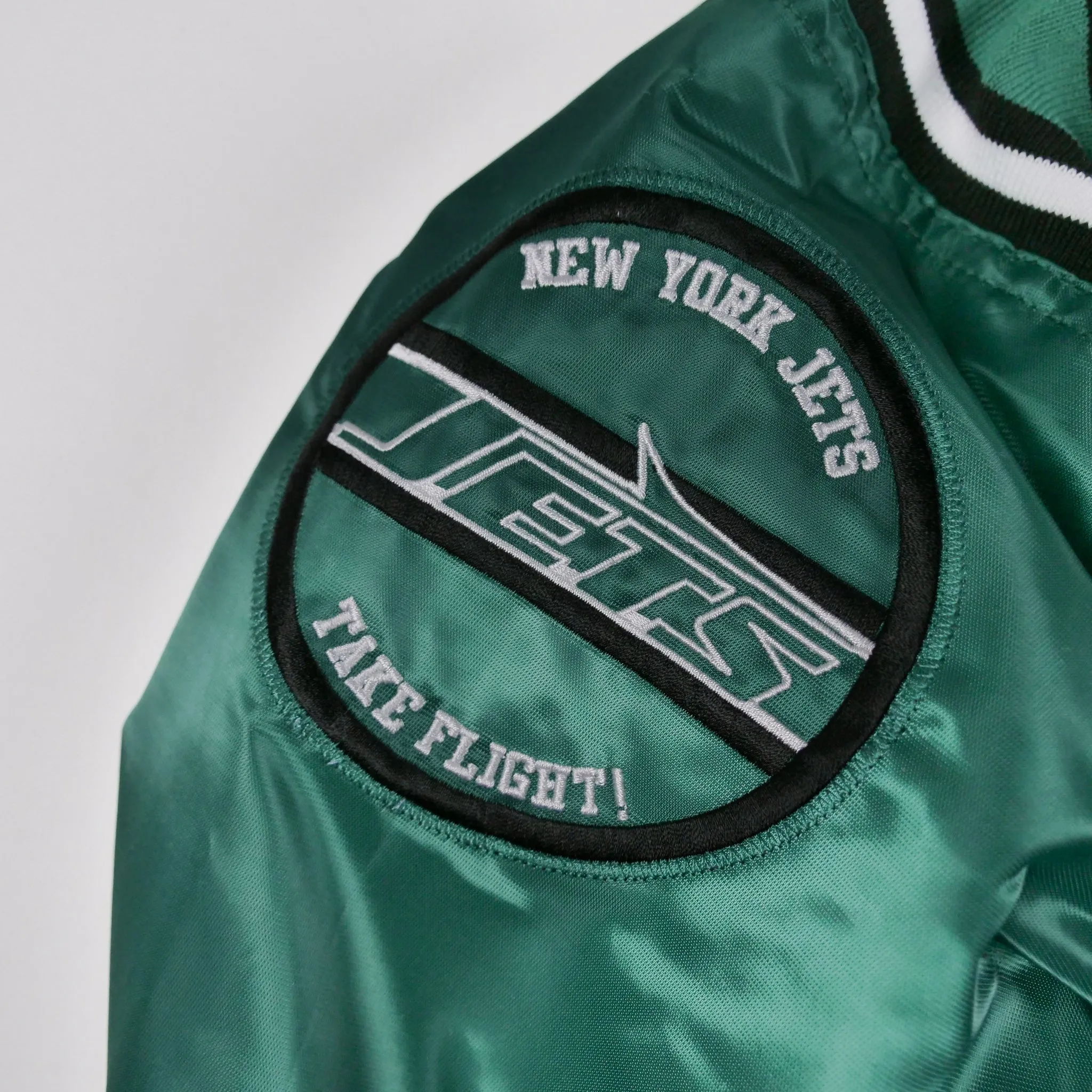 Starter Satin Custom Exclusive NFL Jacket New York Jets