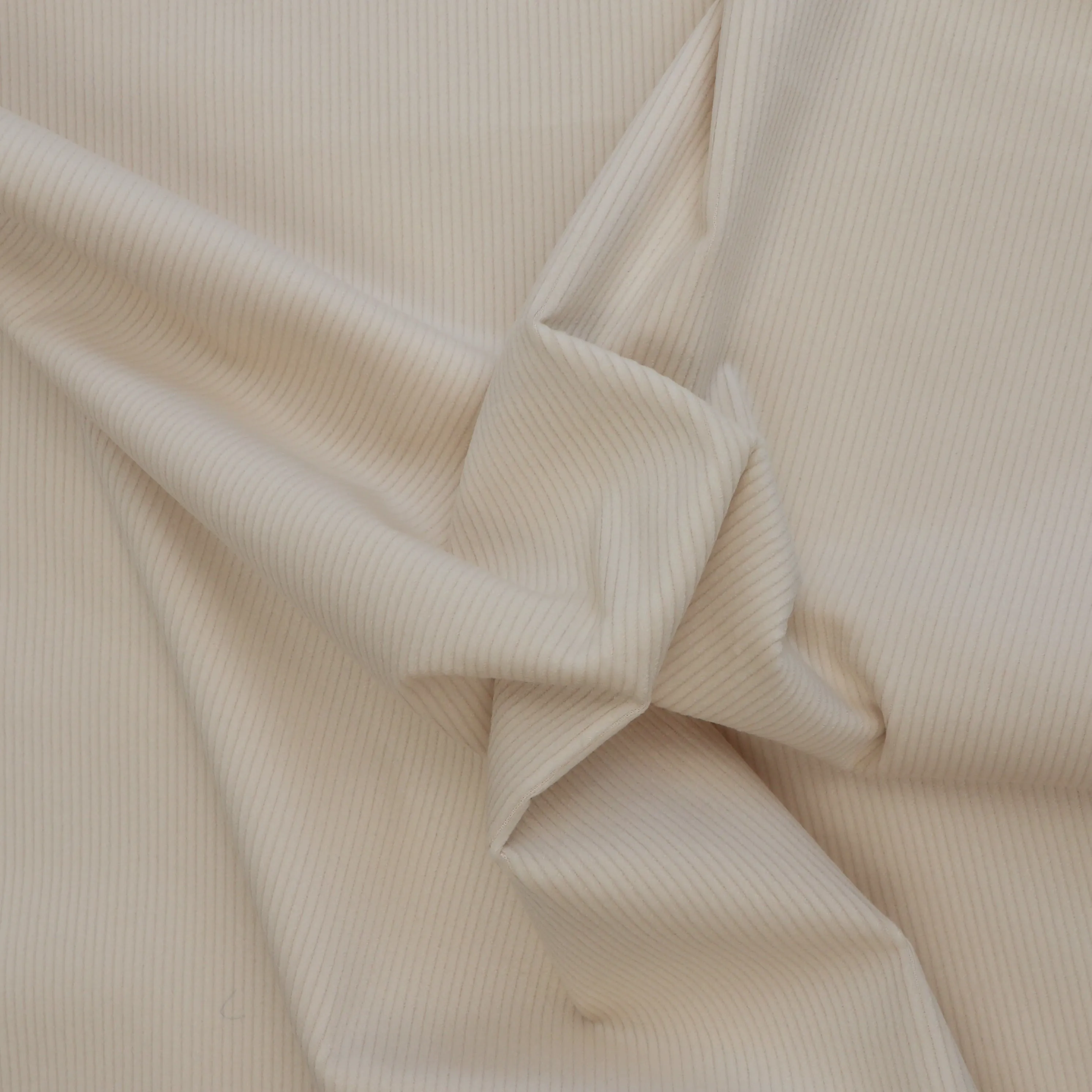 Stretch Cotton Corduroy - Light Cream