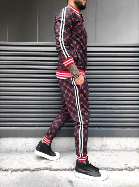 Stylish Guardsmen Matching Plaid Set Track Suits