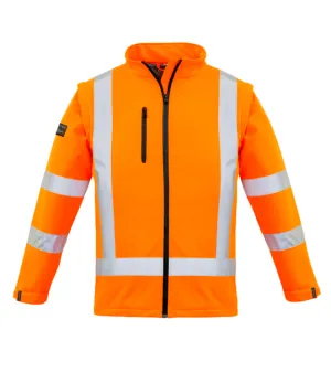 Syzmik | Womens Hi Vis NSW Rail X Back 2 In 1 Softshell Jacket | ZJ770