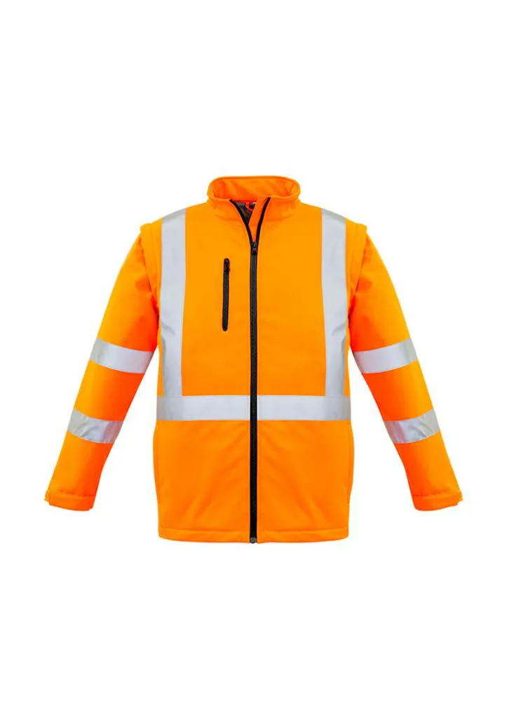 Syzmik ZJ680 Hi-Vis 2in1 X Back Soft Shell Jacket