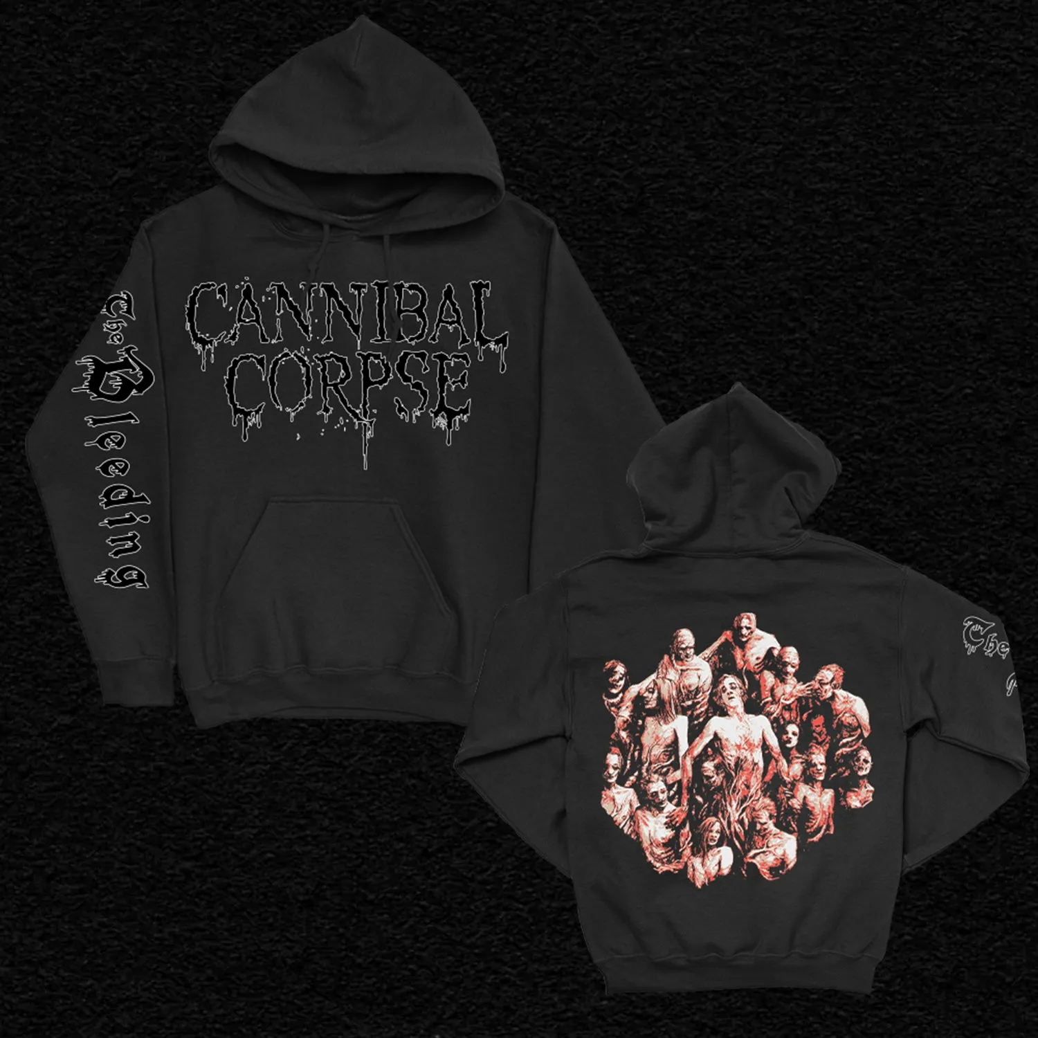 The Bleeding Pullover Hoodie (Black)