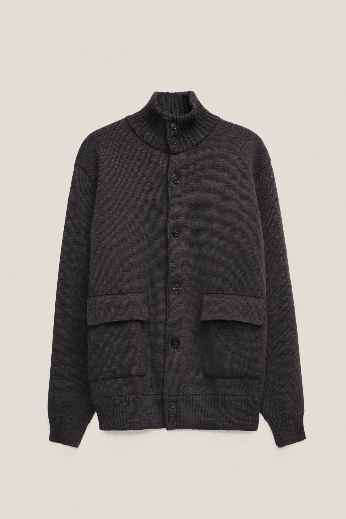 The Merino Wool High-Neck Jacket - Imperfect Version