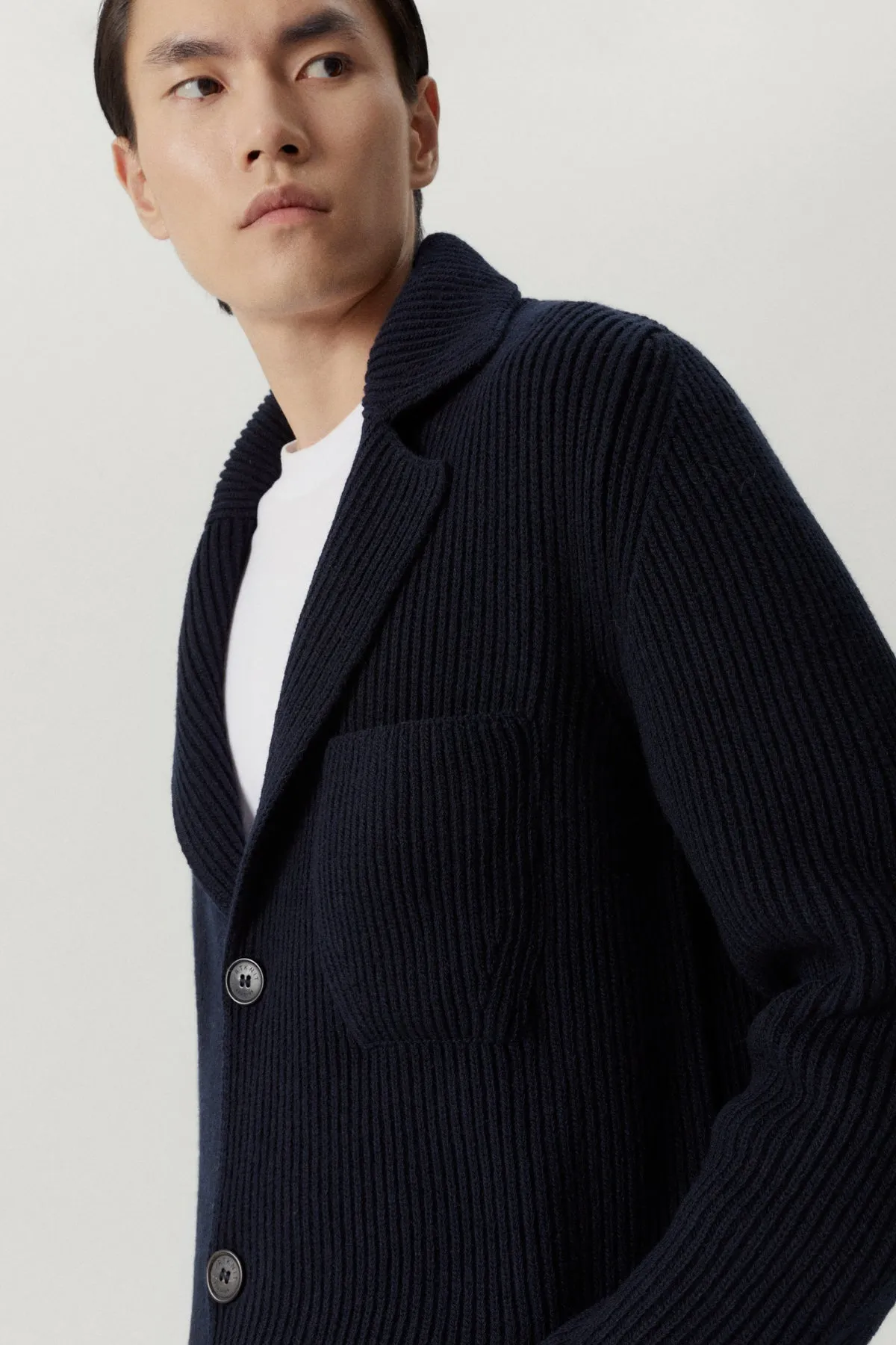 The Woolen Ribbed Jacket