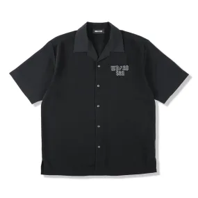 Thrash Heritage WDAD Open Collar Shirt / BLACK