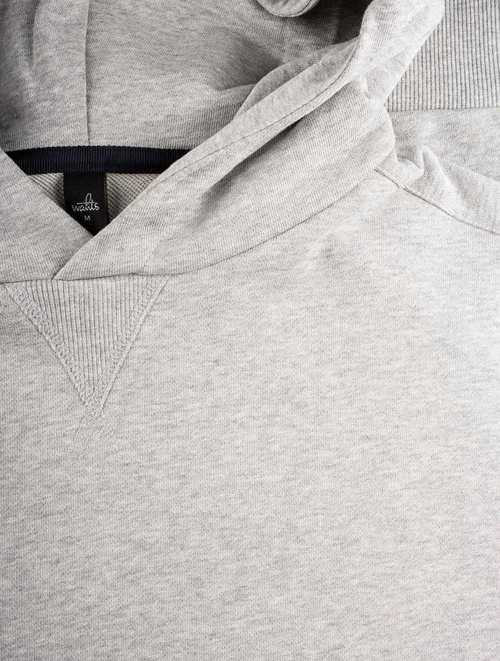 Vance Hooded Sweatshirt Light Grey Melange