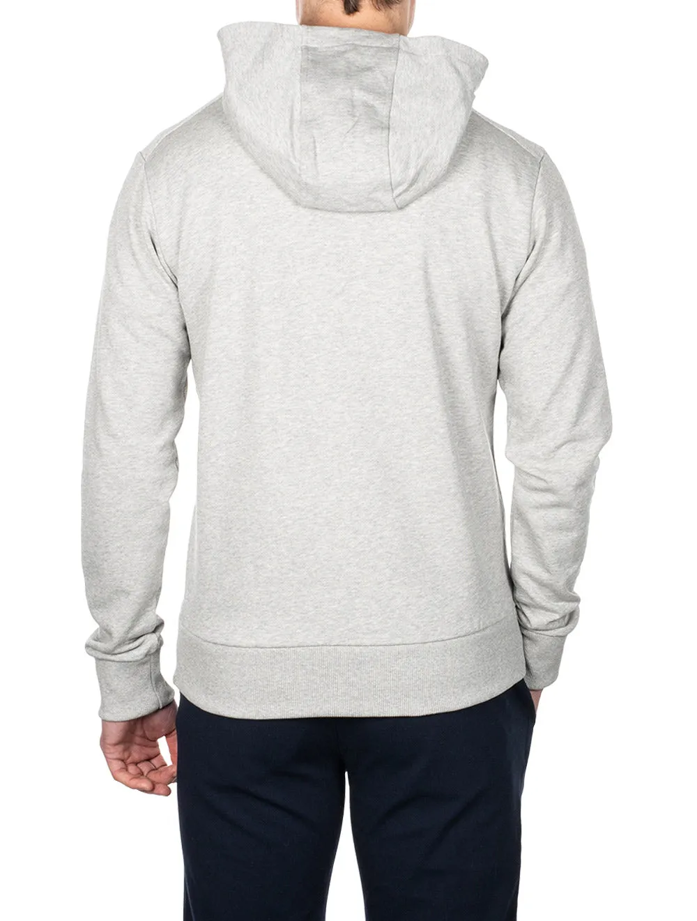 Vance Hooded Sweatshirt Light Grey Melange