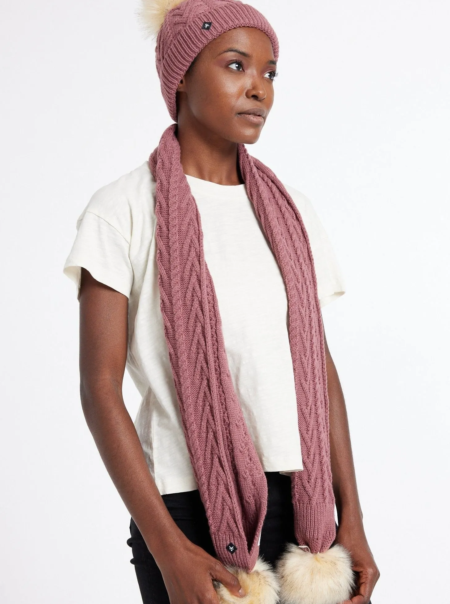 Vienna Scarf - Deep Mauve