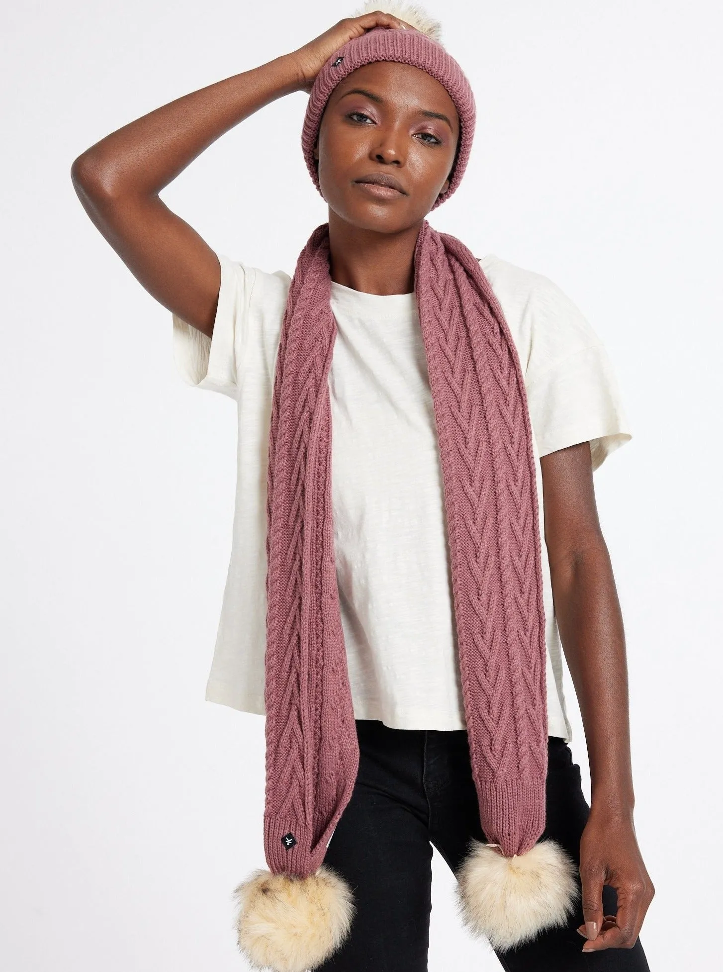 Vienna Scarf - Deep Mauve