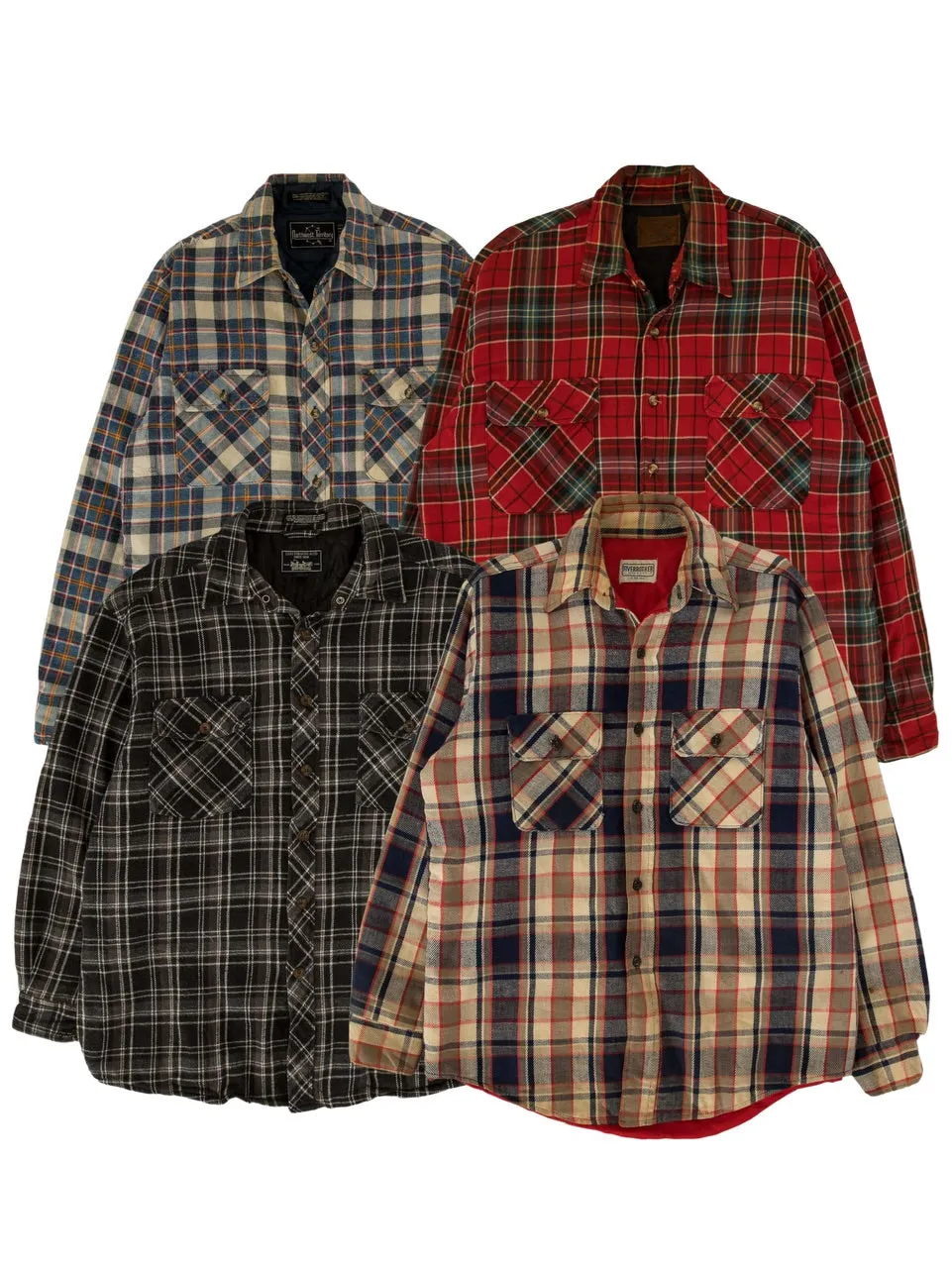 Vintage Heavy Flannel Jackets (20 pcs)