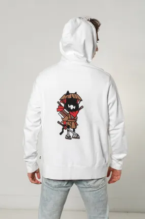 Warrior - White Pullover Hoodie