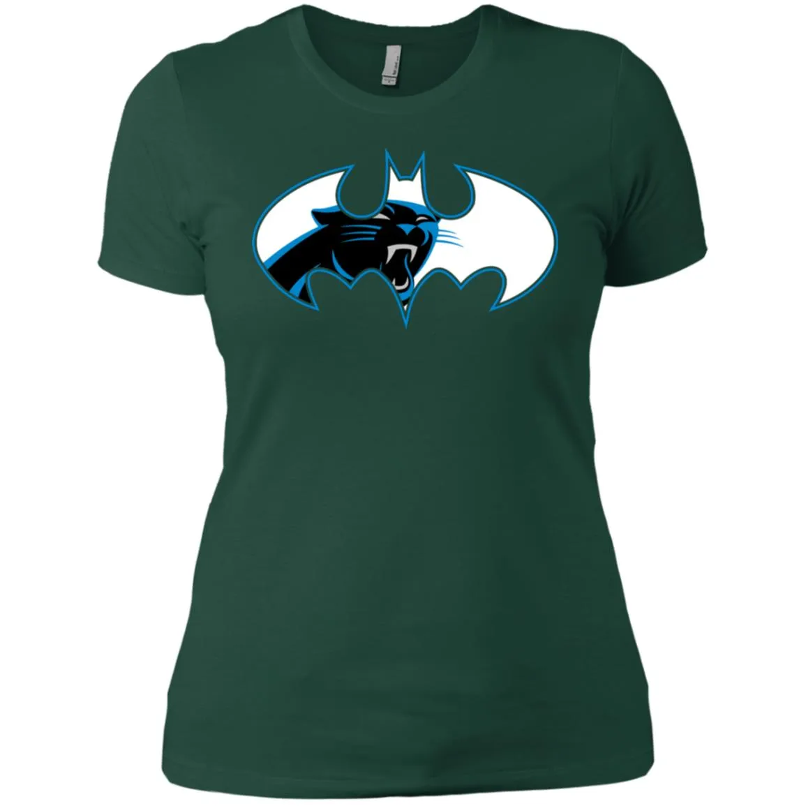 We Are The Carolina Panthers Batman Nfl Mashup Women Cotton T-Shirt