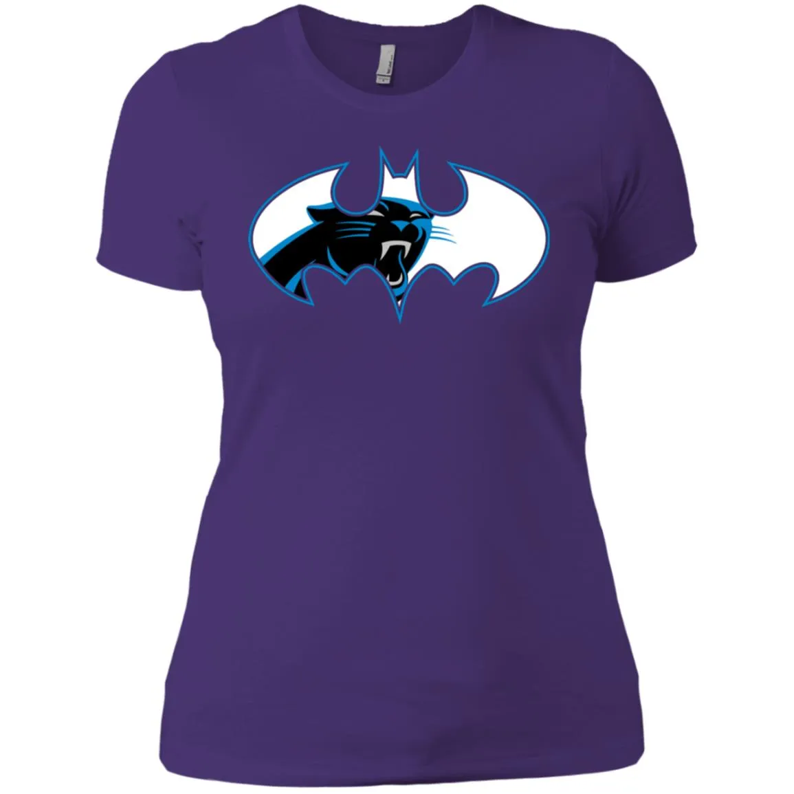 We Are The Carolina Panthers Batman Nfl Mashup Women Cotton T-Shirt