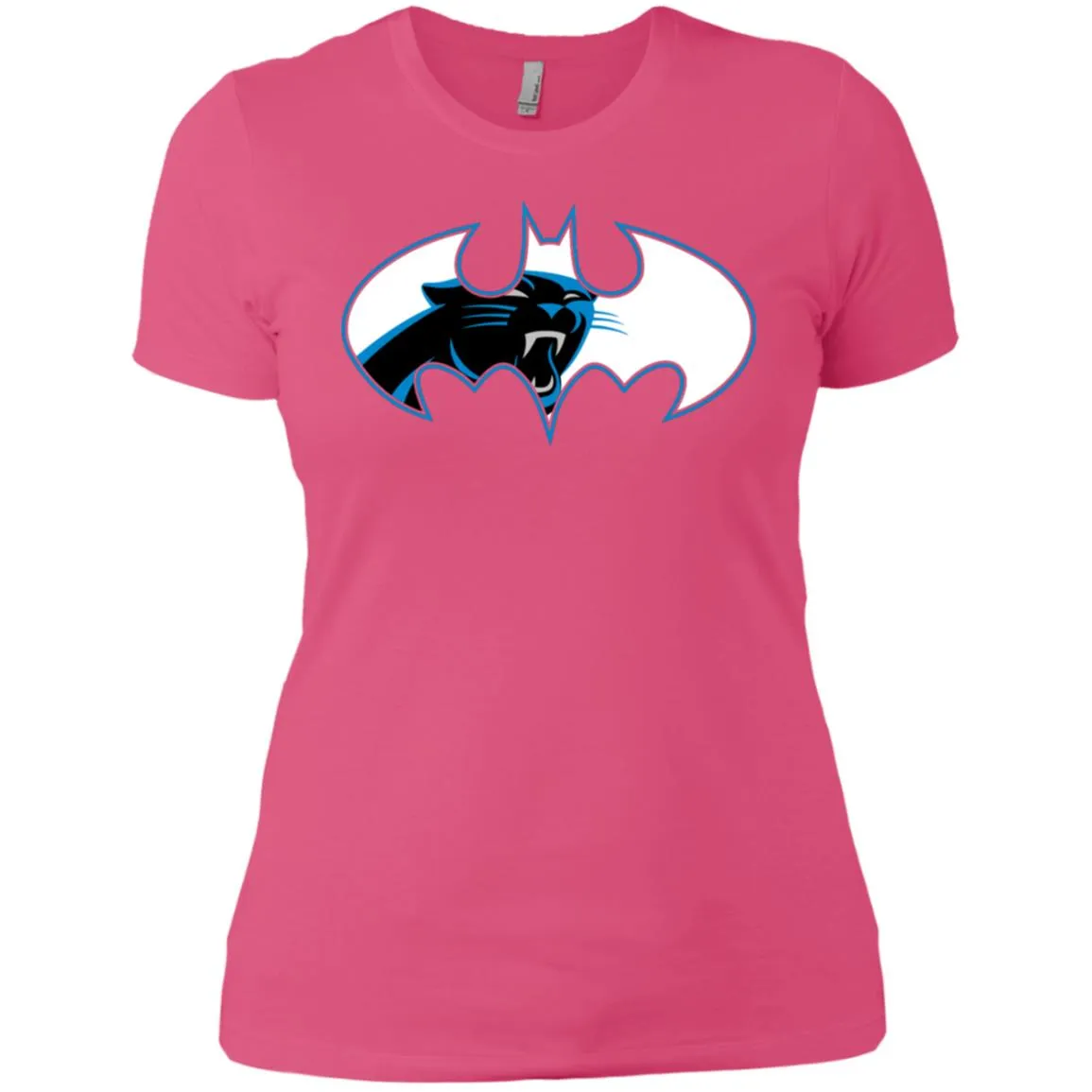 We Are The Carolina Panthers Batman Nfl Mashup Women Cotton T-Shirt