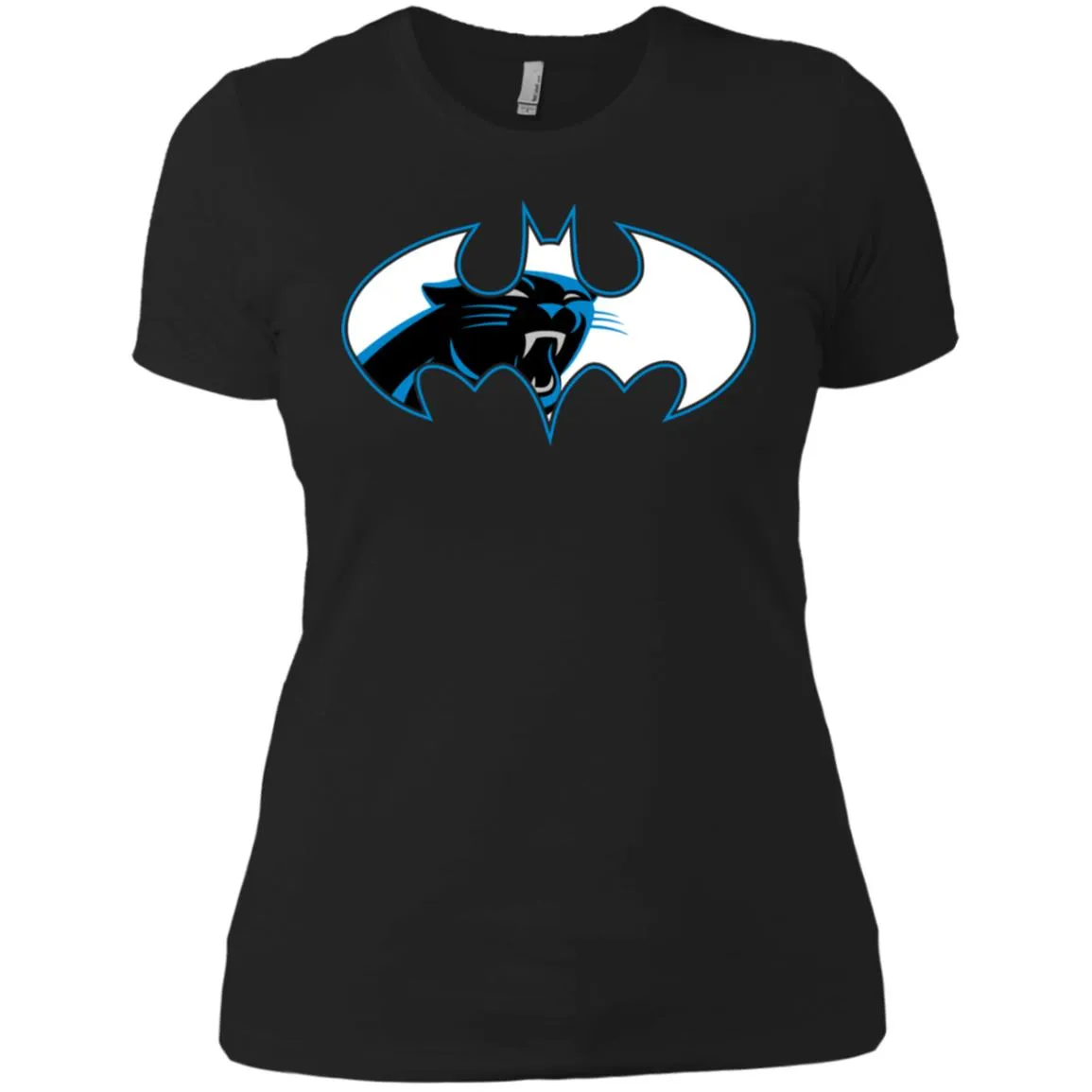 We Are The Carolina Panthers Batman Nfl Mashup Women Cotton T-Shirt