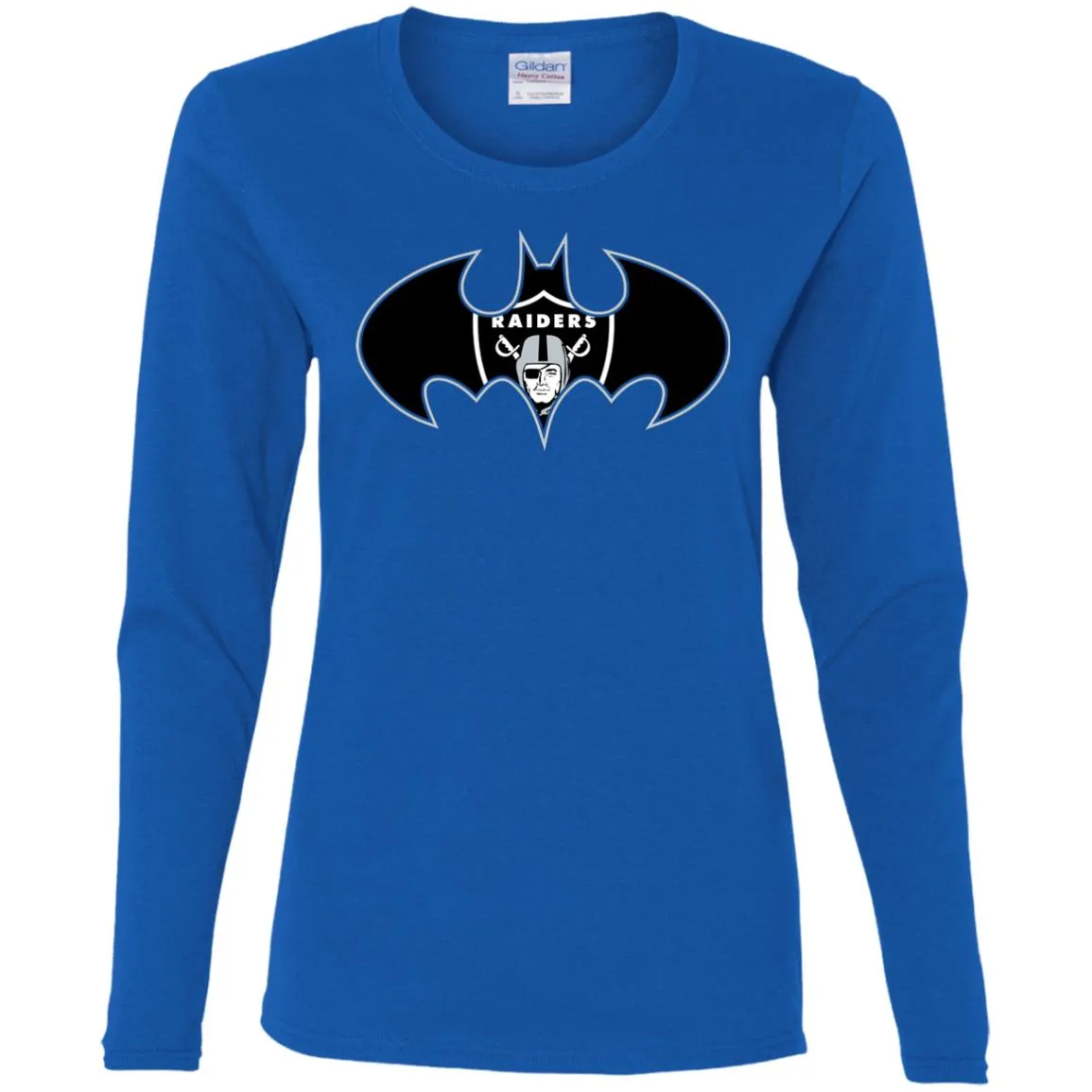 We Are The Oakland Raiders Batman Nfl Mashup Women Long Sleeve Shirt