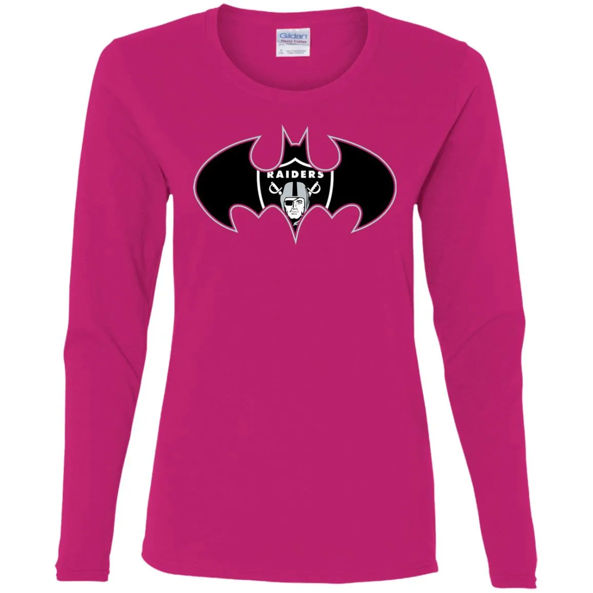 We Are The Oakland Raiders Batman Nfl Mashup Women Long Sleeve Shirt