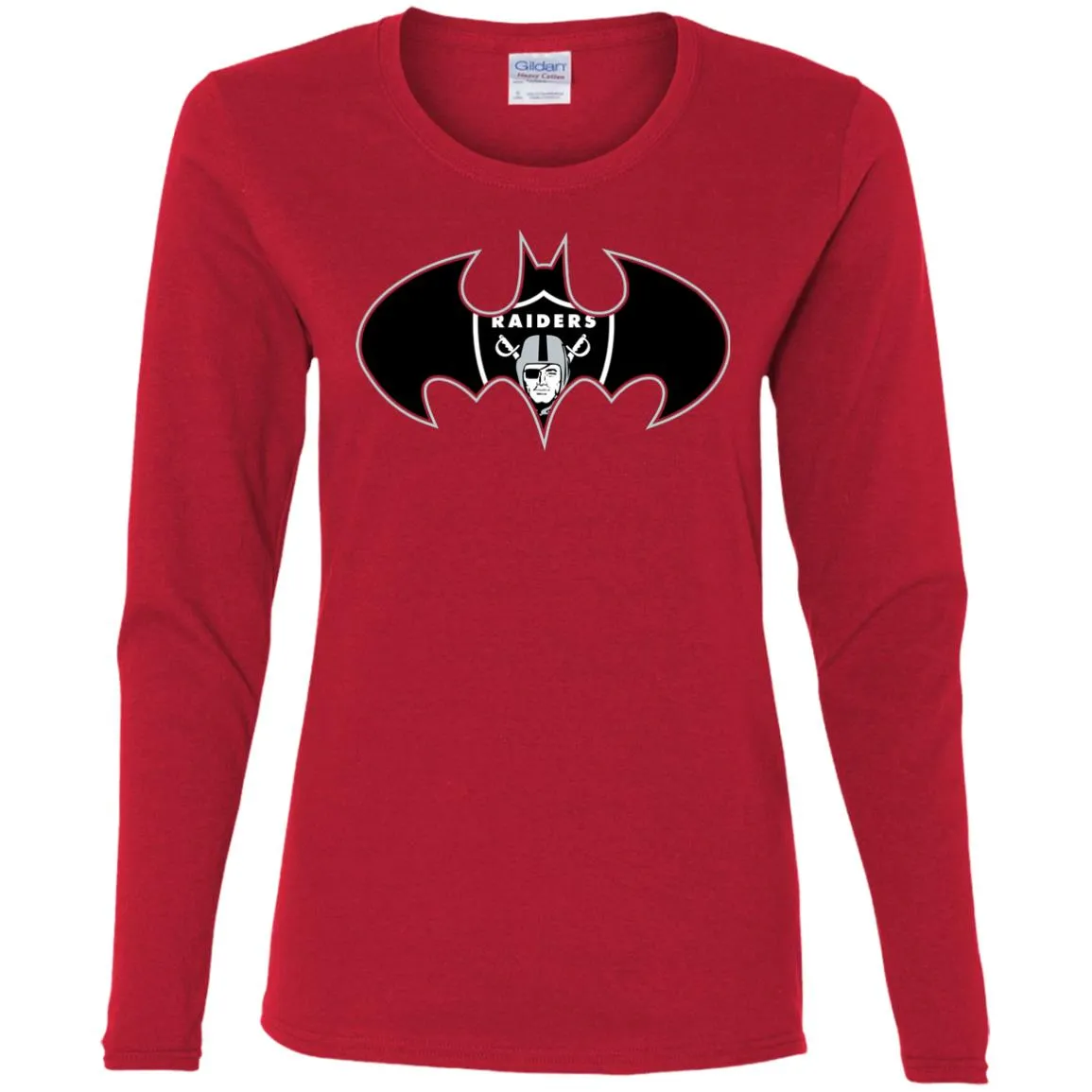 We Are The Oakland Raiders Batman Nfl Mashup Women Long Sleeve Shirt