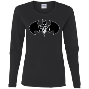 We Are The Oakland Raiders Batman Nfl Mashup Women Long Sleeve Shirt