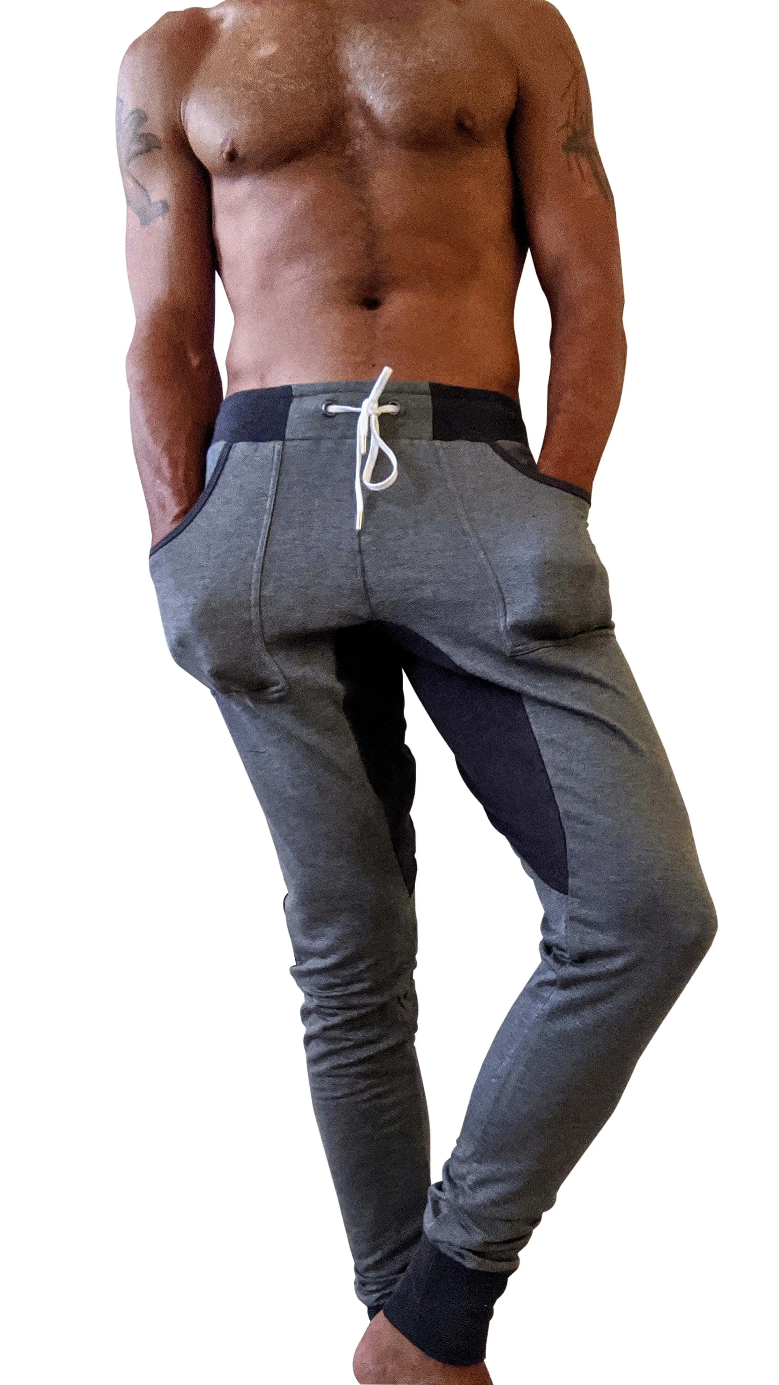 **Winter Edition** Performance Fleece Long Cuffed Jogger & Yoga Sweat Pants (Charcoal)