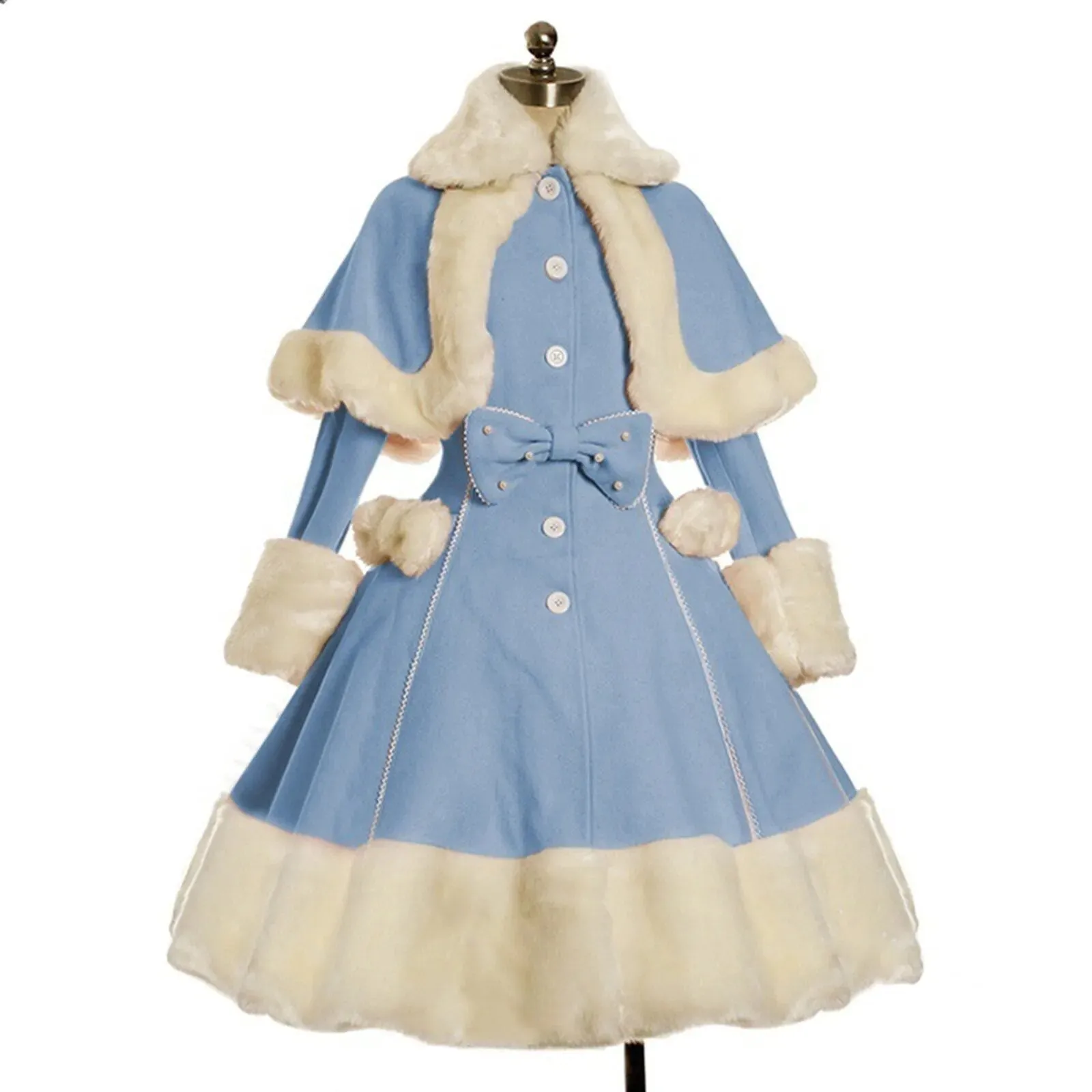 Winter Princess Dress Coat