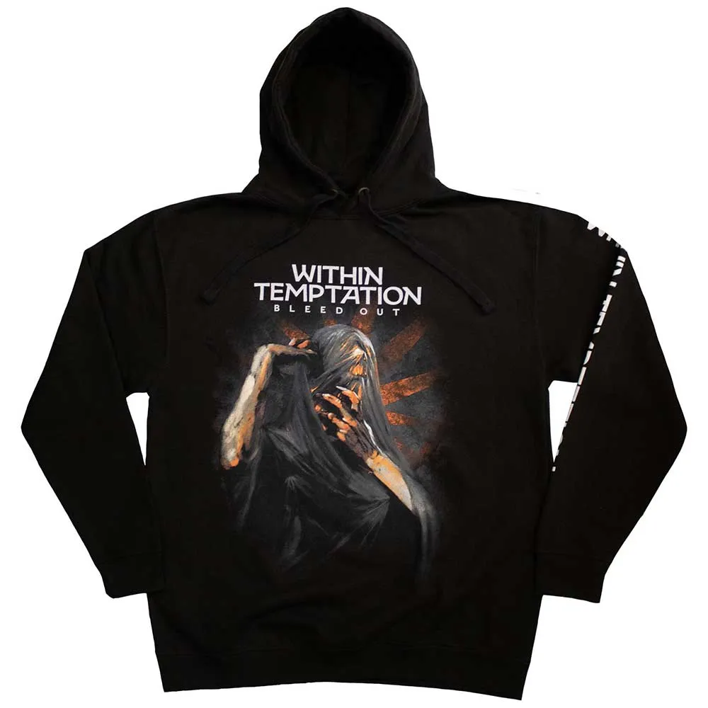 Within Temptation Unisex Pullover Hoodie: Bleed Out (Back & Sleeve Print)