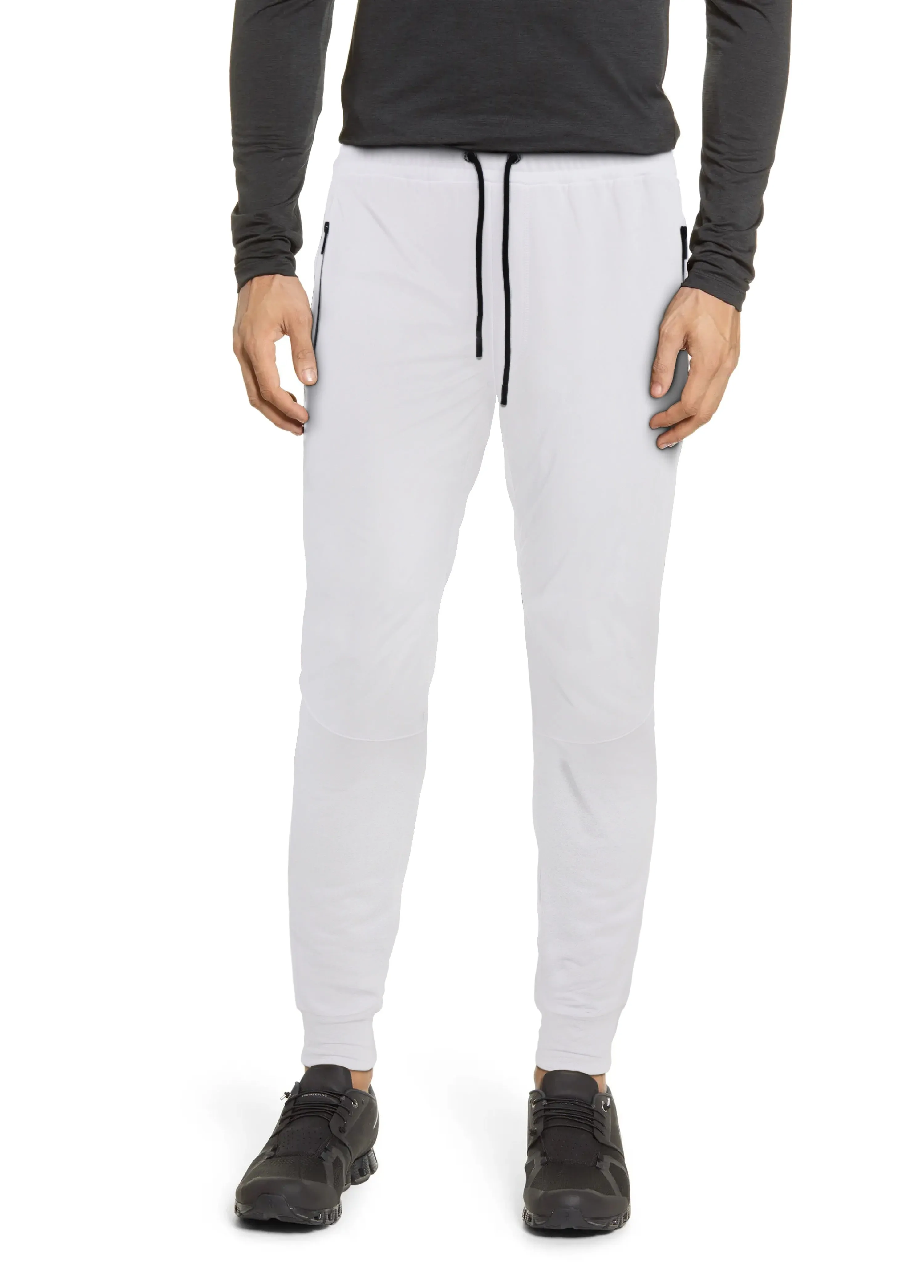 X RAY Men's Active Jogger Fleece Pants With Zipper Pockets