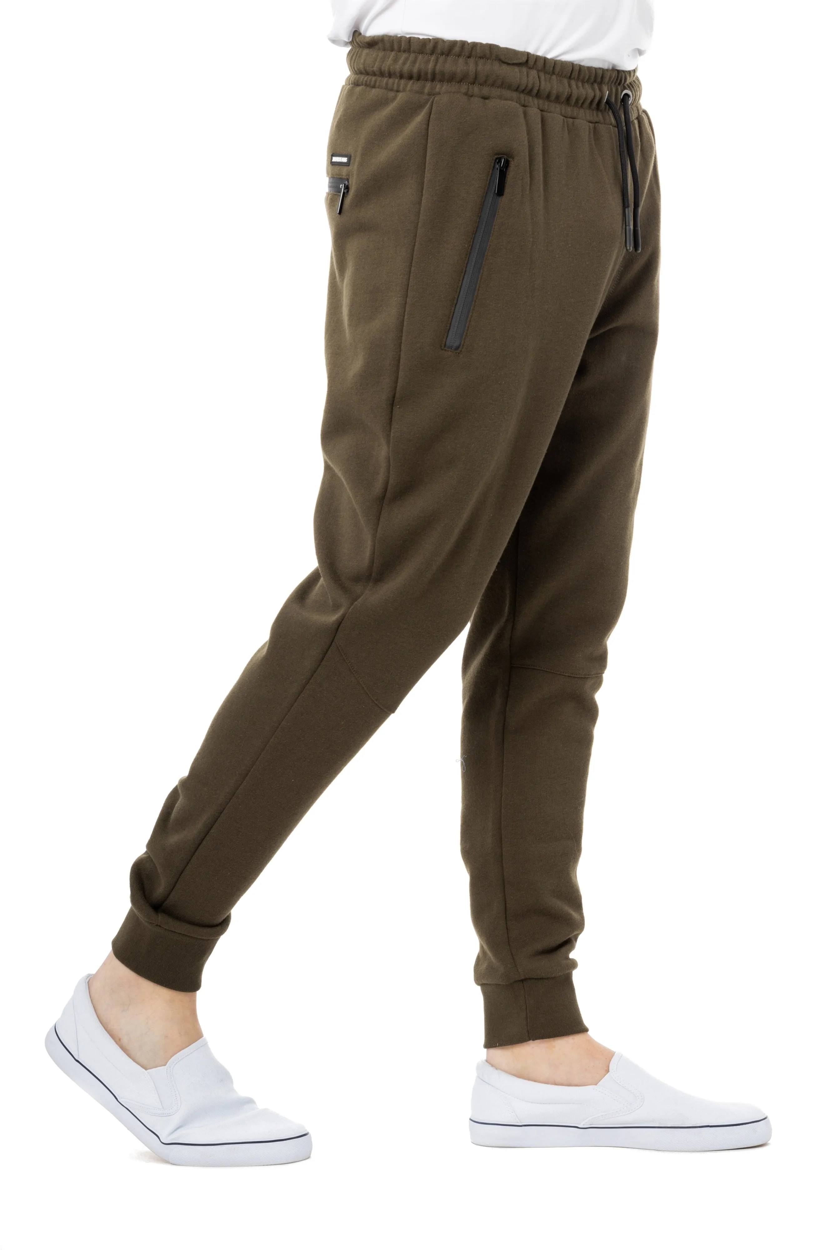 X RAY Men's Active Jogger Fleece Pants With Zipper Pockets