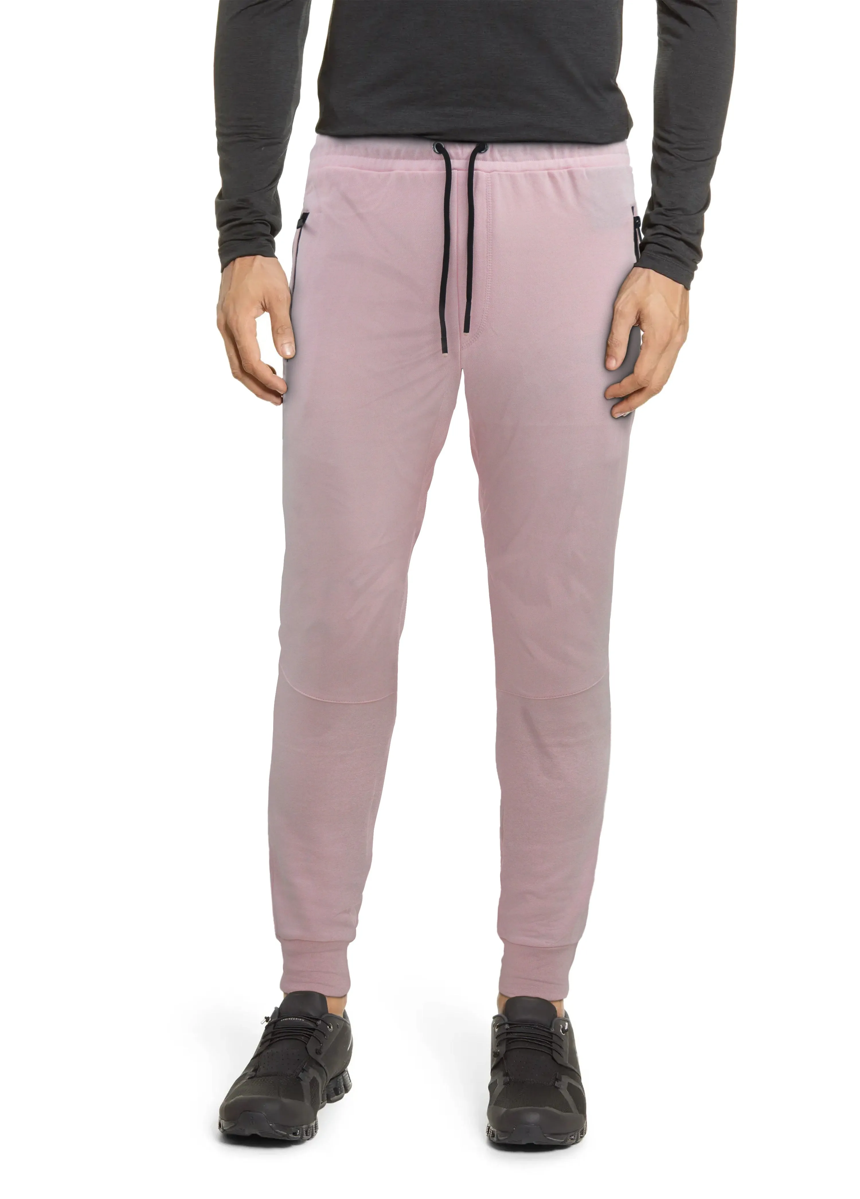 X RAY Men's Active Jogger Fleece Pants With Zipper Pockets