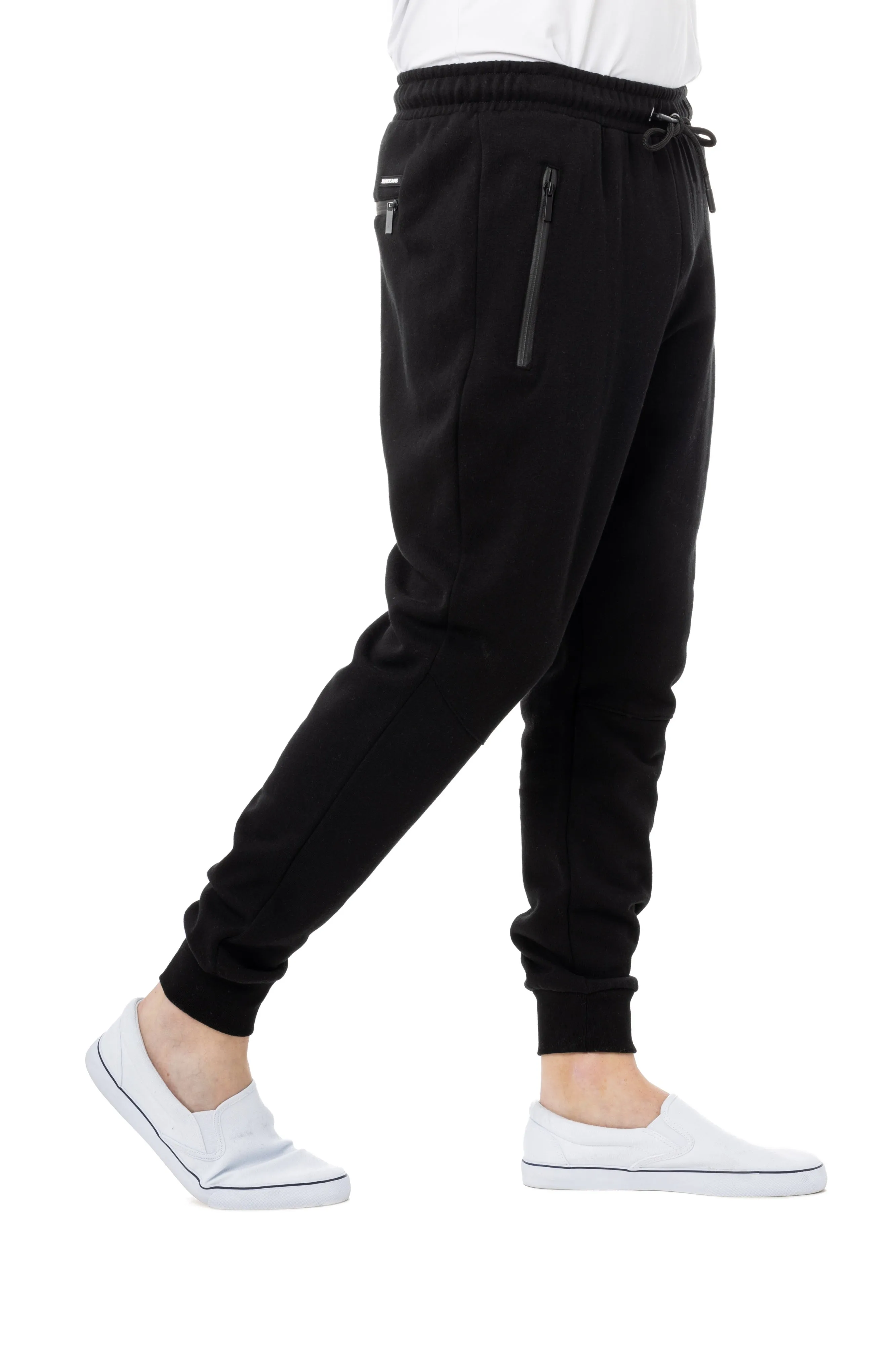 X RAY Men's Active Jogger Fleece Pants With Zipper Pockets