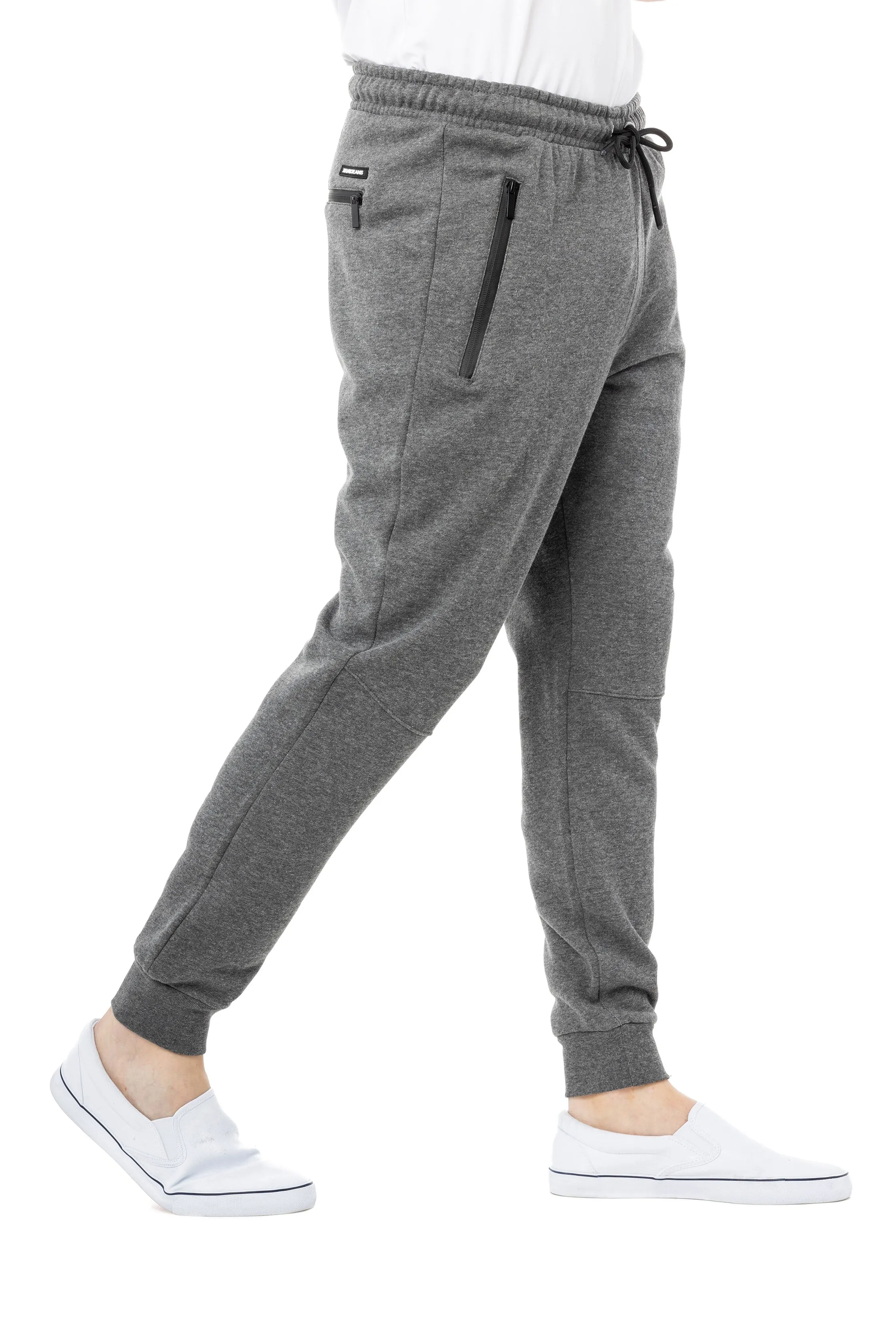 X RAY Men's Active Jogger Fleece Pants With Zipper Pockets