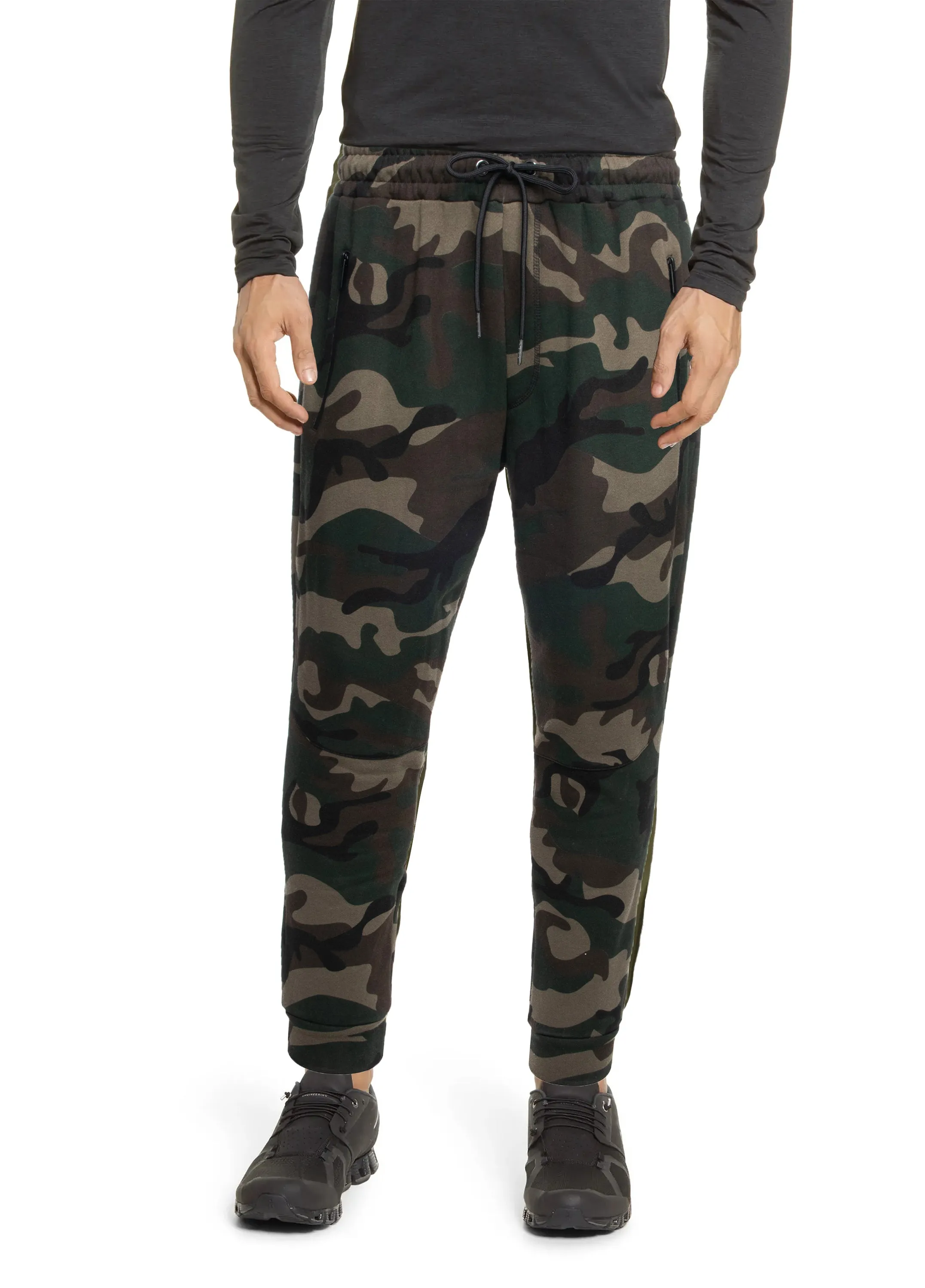 X RAY Men's Active Jogger Fleece Pants With Zipper Pockets