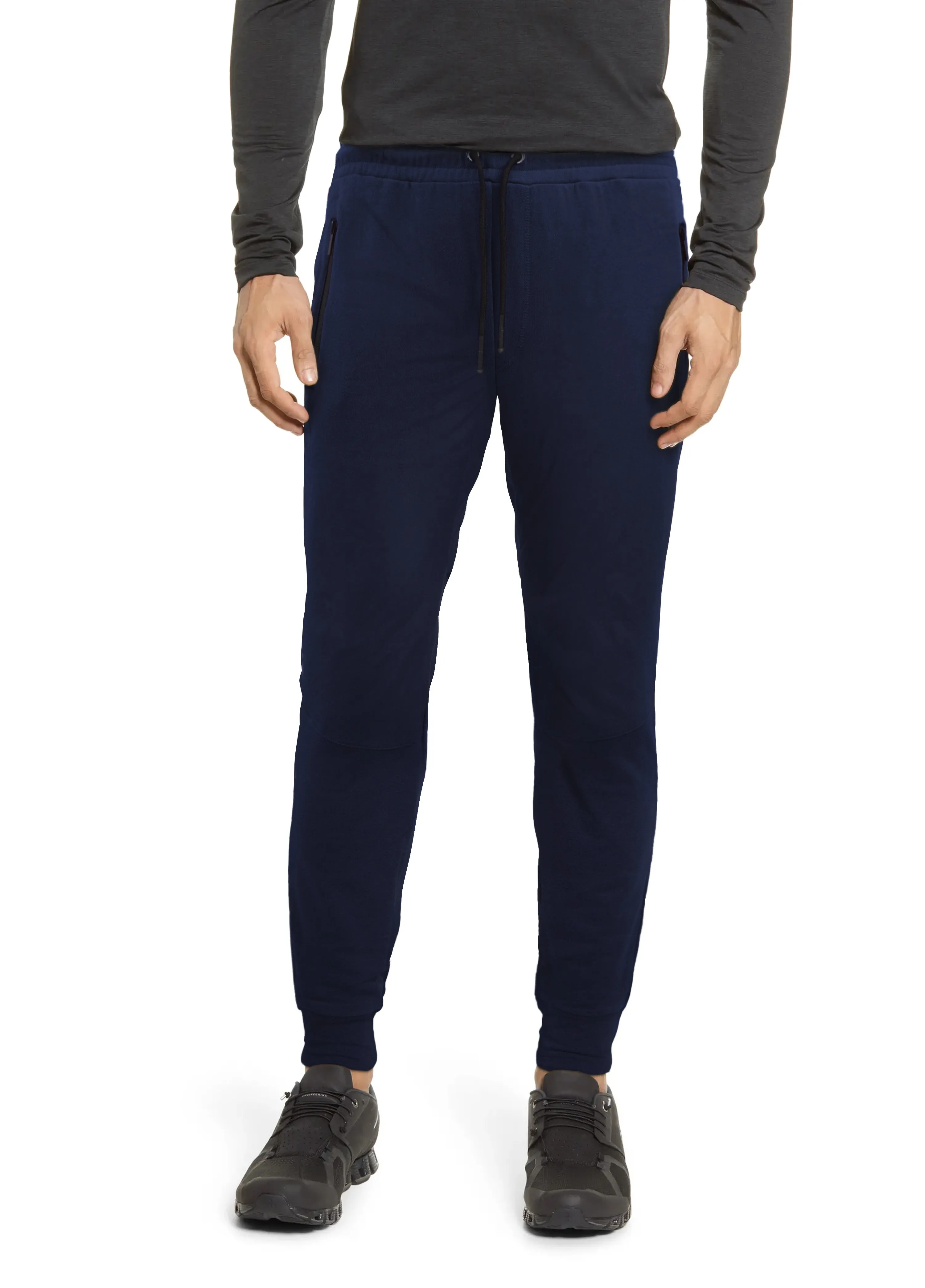 X RAY Men's Active Jogger Fleece Pants With Zipper Pockets