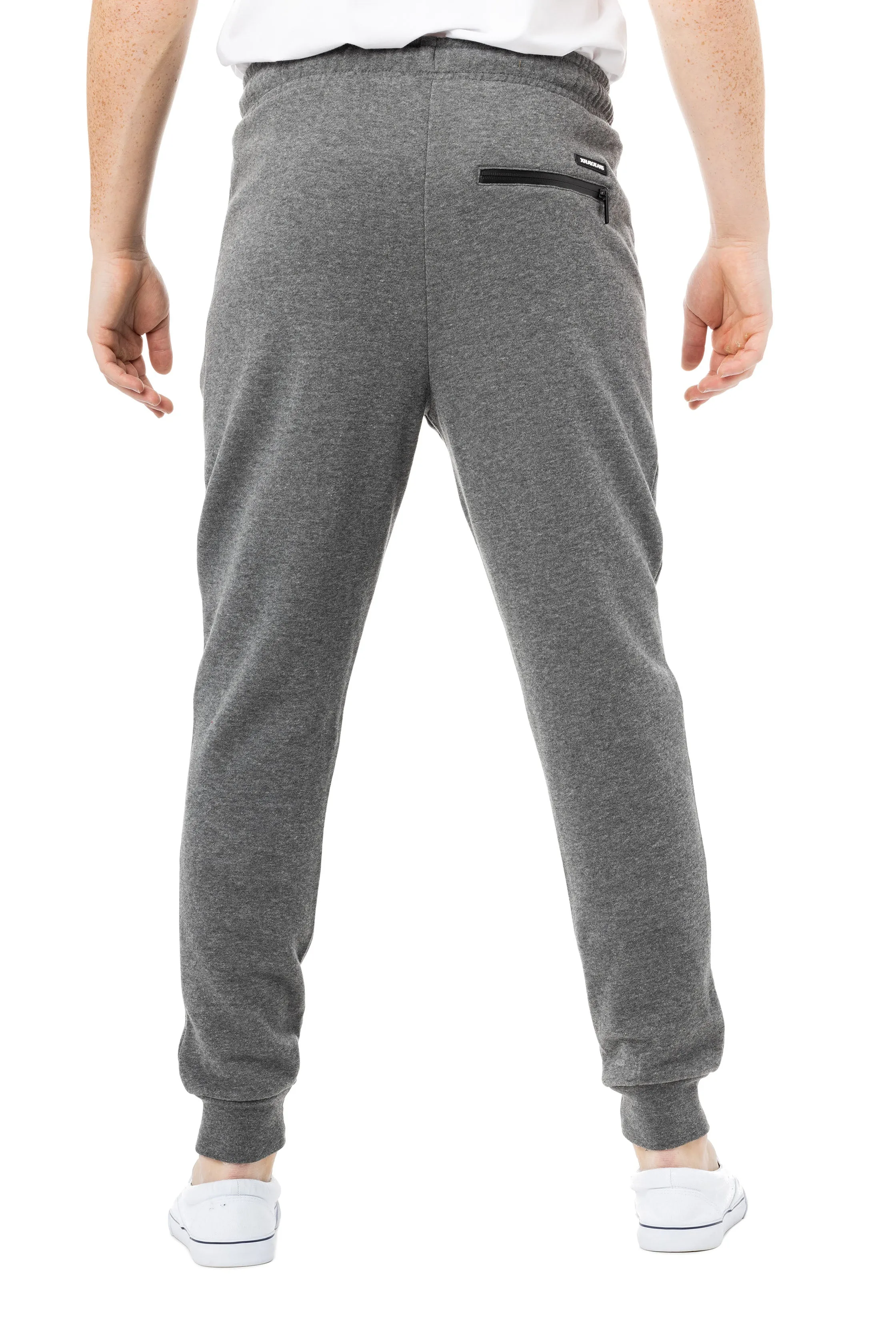 X RAY Men's Active Jogger Fleece Pants With Zipper Pockets